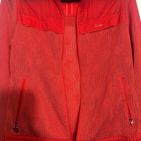 Fantom sports Red Jacket with Standing Collar - Picture 5 of 10